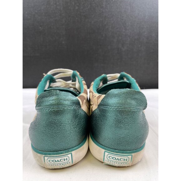 Coach Barrett Women's Canvas Sneakers / Shoes Size 9B SKU 4245 - Picture 6 of 8